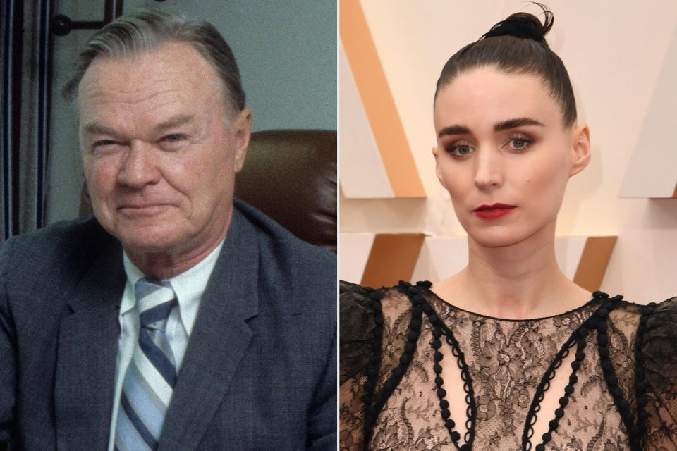 Wellington Mara & Rooney Mara