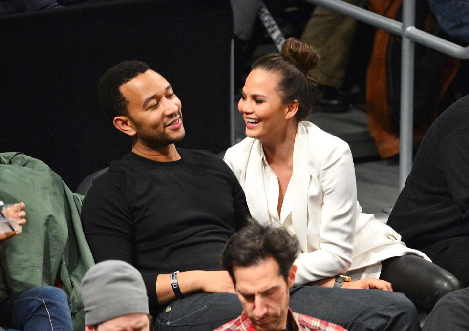 At a Los Angeles Lakers Vs Brooklyn Nets Game in 2013