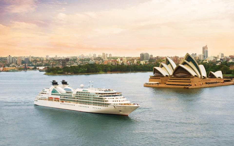 Seabourn ship in Sydney - Seabourn