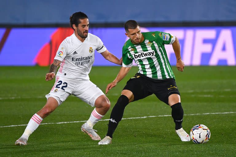 Guido Rodríguez, uno de los jugadores argentinos del Real Betis