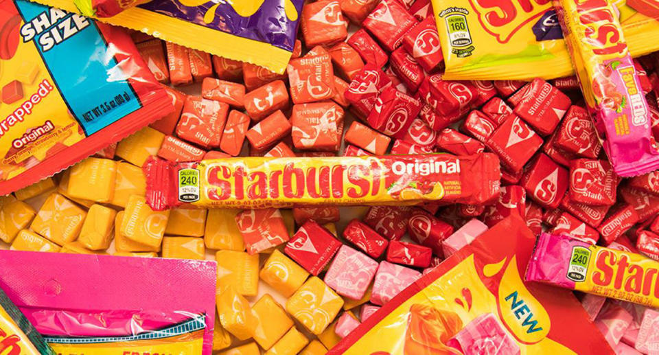 Popular confectionary brand Starburst has been removed from supermarket shelves nationally. Source: Starburst / Facebook