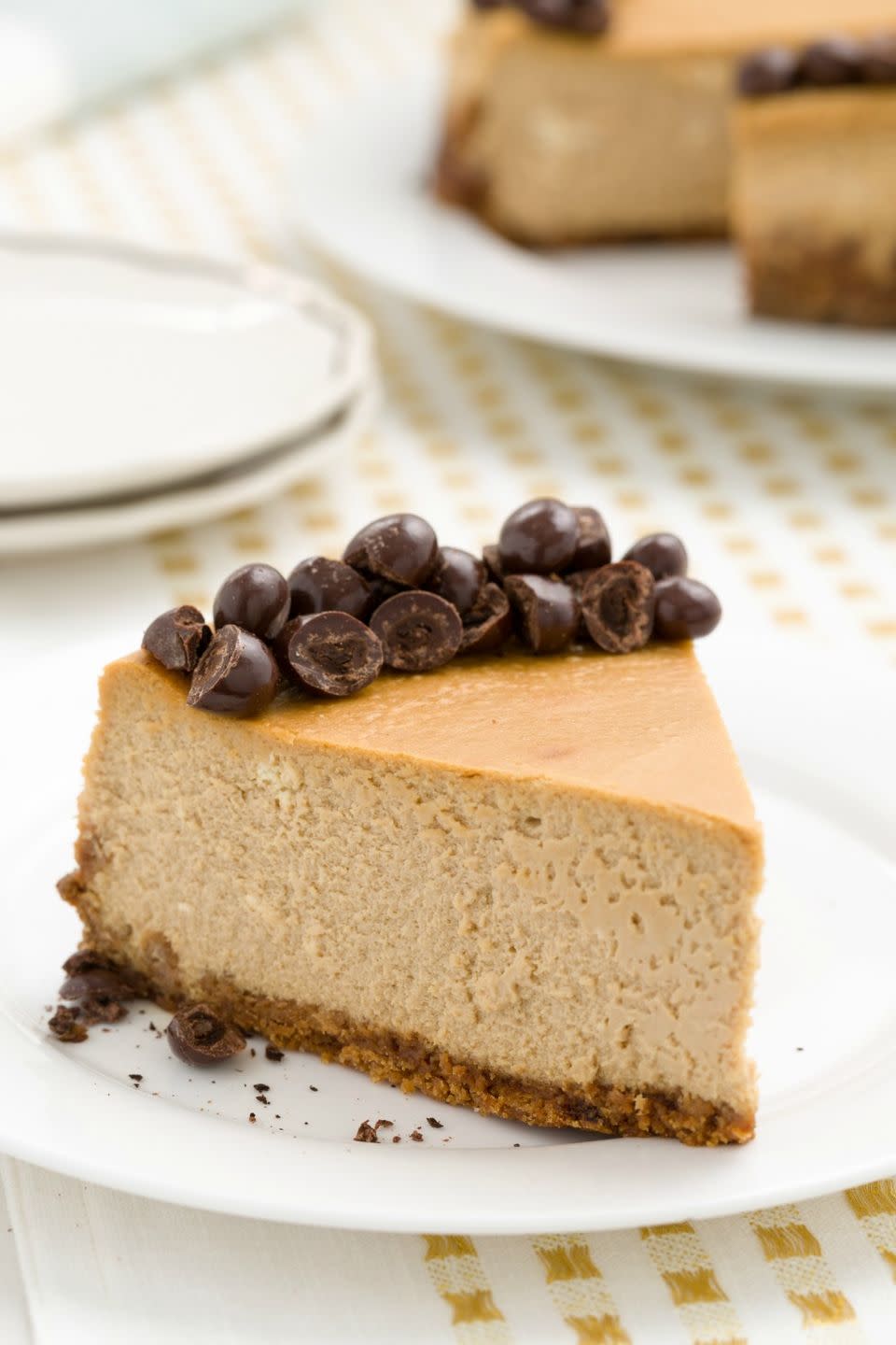 <p>This is the best way to get a caffeine boost.</p><p>Get the recipe from <a href="https://www.delish.com/cooking/recipe-ideas/recipes/a43590/cappuccino-cheesecake-recipe/" rel="nofollow noopener" target="_blank" data-ylk="slk:Delish;elm:context_link;itc:0;sec:content-canvas" class="link ">Delish</a>.</p>