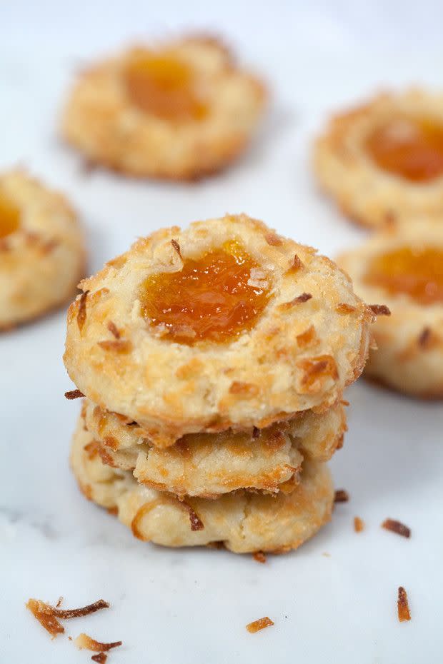 Coconut Thumbprint Cookies