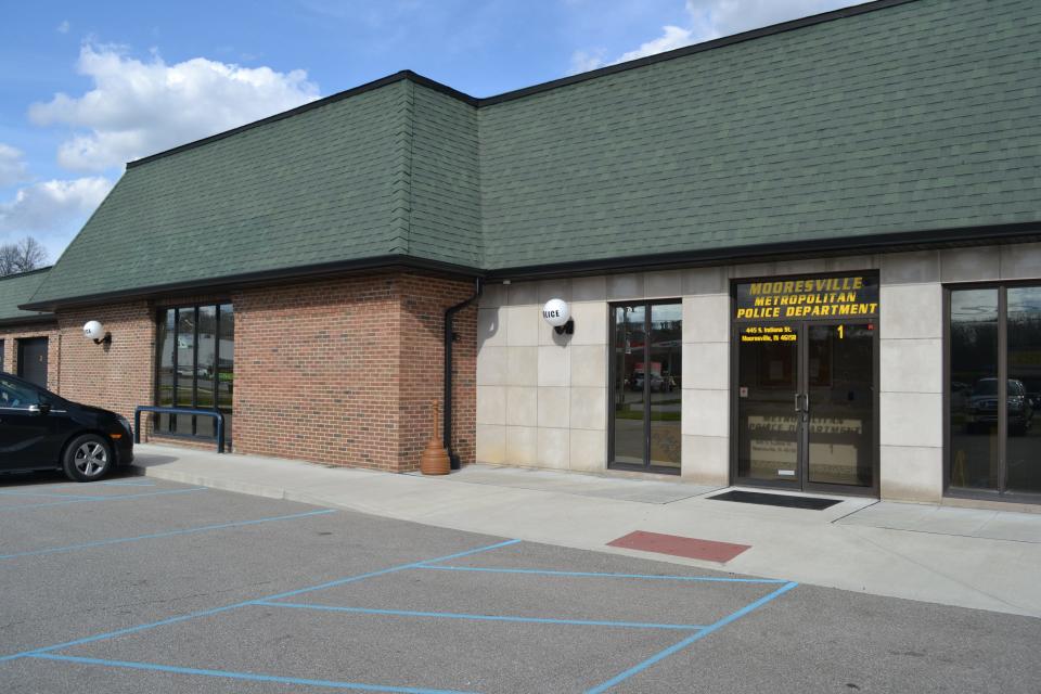 The Mooresville Metropolitan Police Department headquarters at 445 S. Indiana St.