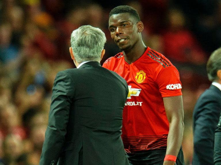 Jose Mourinho confirms decision to strip Paul Pogba of his captaincy duties at Manchester United but denies rift