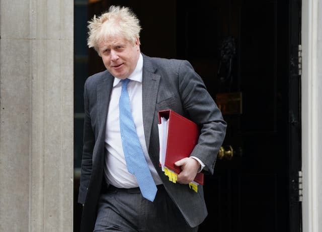 Boris Johnson leaves 10 Downing Street