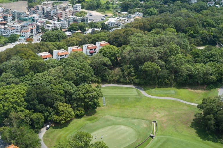 Rapid development is taking place around the Fanling golf course