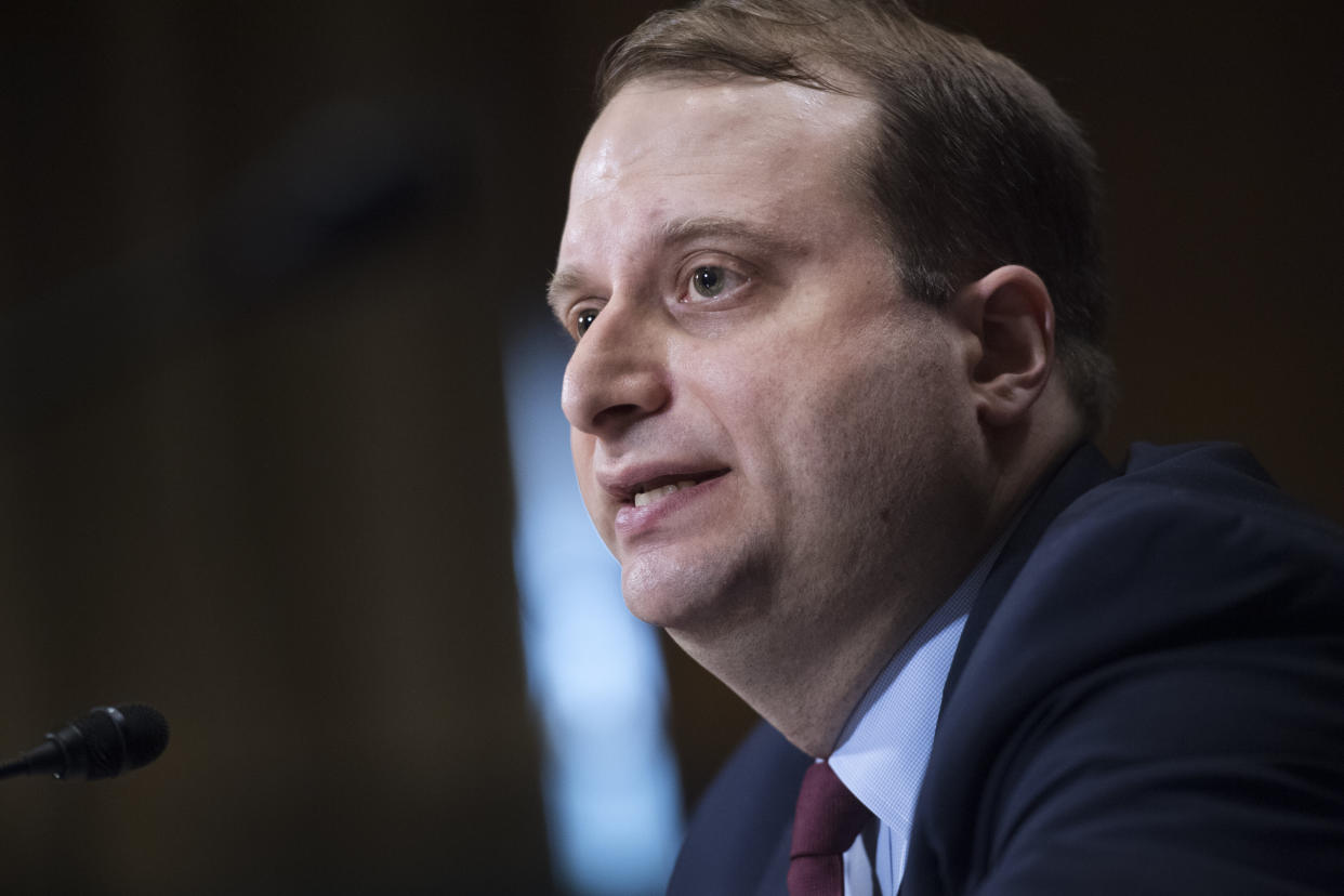 President Donald Trump's judicial nominee Steven Menashi refused to answer questions during his Senate confirmation hearing about his work as a White House lawyer. (Photo: Tom Williams via Getty Images)