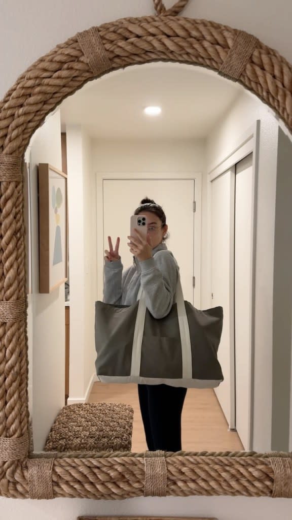 Mariko, who rose to TikTok fame with her salmon and rice bowls, faced backlash for the tote bags, which were likened to Trader Joe’s quality. Emily Mariko/Instagram