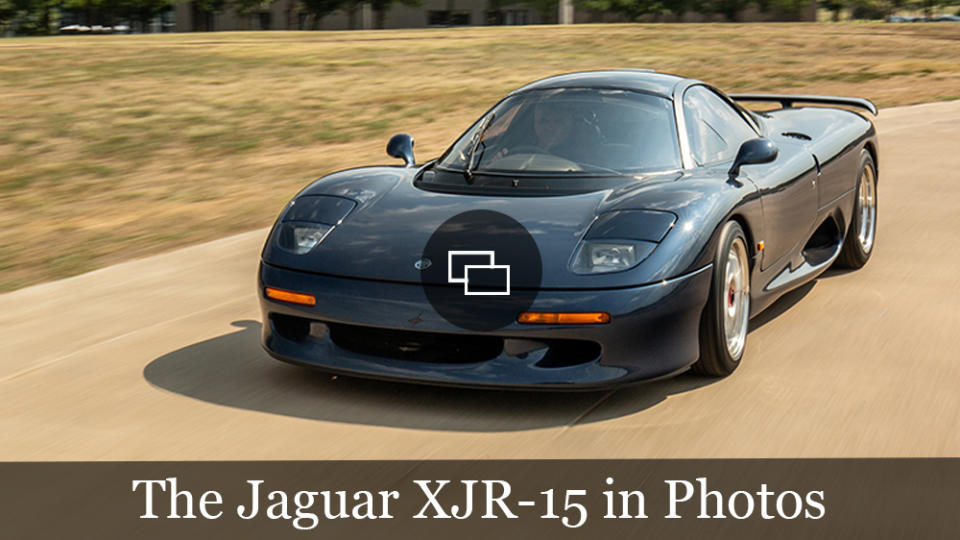 The 1991 Jaguar XJR-15 Supercar in Photos.