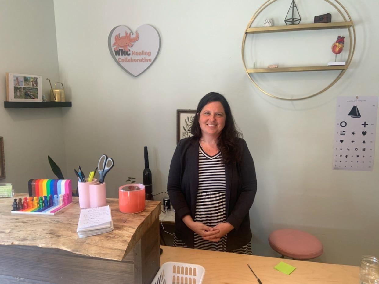 Shannon O'Conner founded WNC Healing Collaborative and specialized in wound care before moving to the downtown Marshall office, where she began offering primary care services to clients in January.