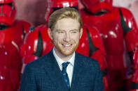 Domhnall Gleeson ne faisait pas partie des "jeunes" de Harry Potter. Il incarnait Bill Weasley, le frère aîné de Ron et membre de l'ordre du Phoenix. Après la saga Harry Potter, il a joué dans la série Black Mirror, avant de s'illustrer dans la nouvelle trilogie Star Wars. Il est désormais le héros de Run, la nouvelle série de Phoebe Waller-Bridge, diffusée en France sur OCS. (Photo by WIktor Szymanowicz/NurPhoto via Getty Images)