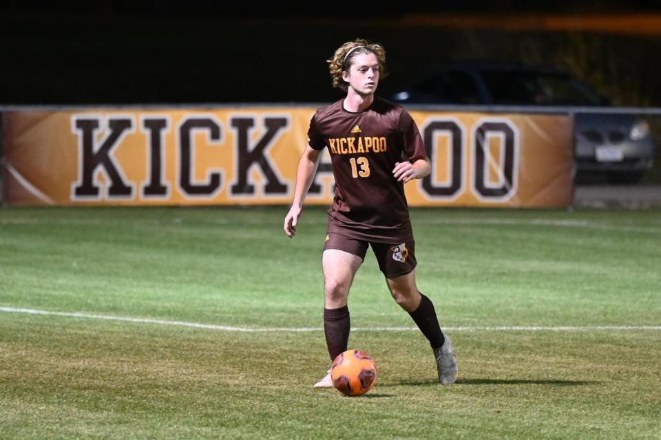 Luke Courtney, a member of the varsity soccer team at Kickapoo High School, suffered a torn ACL during his freshman season.