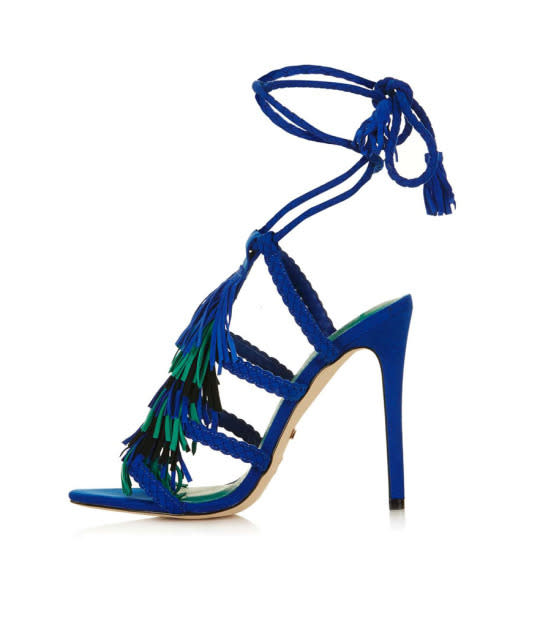 <p>Rara Fringe Braided Sandals, $100, <a href="http://us.topshop.com/en/tsus/product/shoes-70484/rara-fringe-braided-sandals-5426769?bi=80&ps=20" rel="nofollow noopener" target="_blank" data-ylk="slk:Topshop.com;elm:context_link;itc:0;sec:content-canvas" class="link ">Topshop.com</a></p>