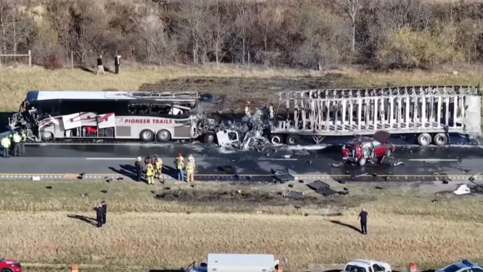 Semi Hits Bus In Ohio, Killing 6 And Injuring 18