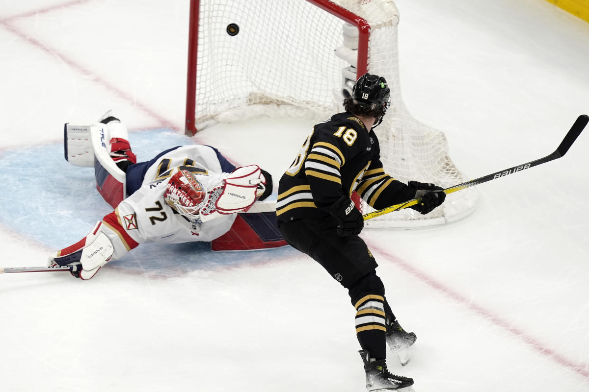 Panthers beat Bruins with late game-winner, advance to Eastern Conference final - Yahoo Sports