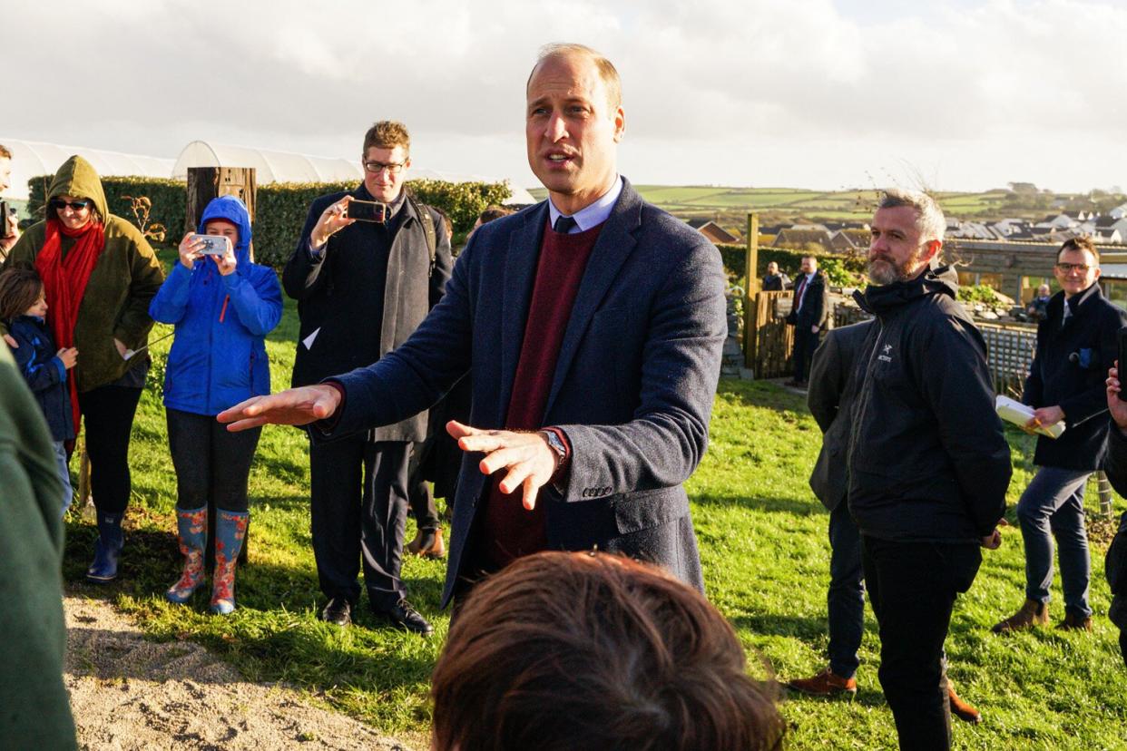 Prince William makes his first official visit to Cornwall