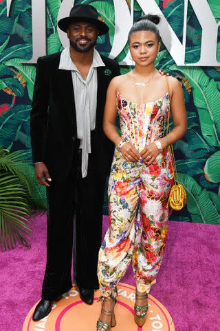 <p>Aurora Rose/Variety/Getty</p> Wayne Brady and Maile Masako Brady at the 76th Tony Awards on June 11, 2023 in New York City.