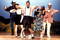 <a href="http://movies.yahoo.com/movie/waiting-for-guffman/" data-ylk="slk:WAITING FOR GUFFMAN;elm:context_link;itc:0;sec:content-canvas" class="link ">WAITING FOR GUFFMAN</a> (1996) <br>Directed by Christopher Guest <br>Starring: Christopher Guest and Fred Willard