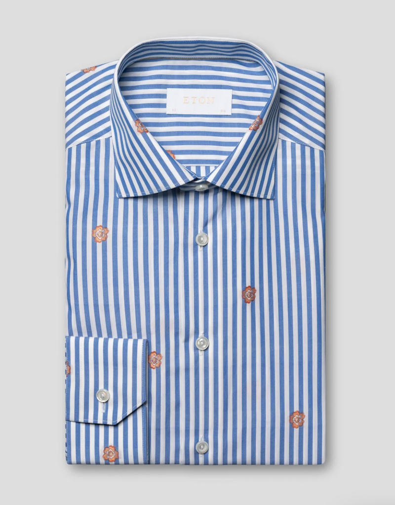 <p><a href="https://go.redirectingat.com?id=74968X1596630&url=https%3A%2F%2Fwww.etonshirts.com%2Fus%2Fen%2Fproduct%2Fmid-blue-medallion-striped-shirt&sref=https%3A%2F%2Fwww.esquire.com%2Fstyle%2Fmens-fashion%2Fg60682993%2Fbest-menswear-may-3-2024%2F" rel="nofollow noopener" target="_blank" data-ylk="slk:Shop Now;elm:context_link;itc:0;sec:content-canvas" class="link ">Shop Now</a></p><p>Bengal Striped Fil Coupé Shirt</p><p>etonshirts.com</p><p>$350.00</p>