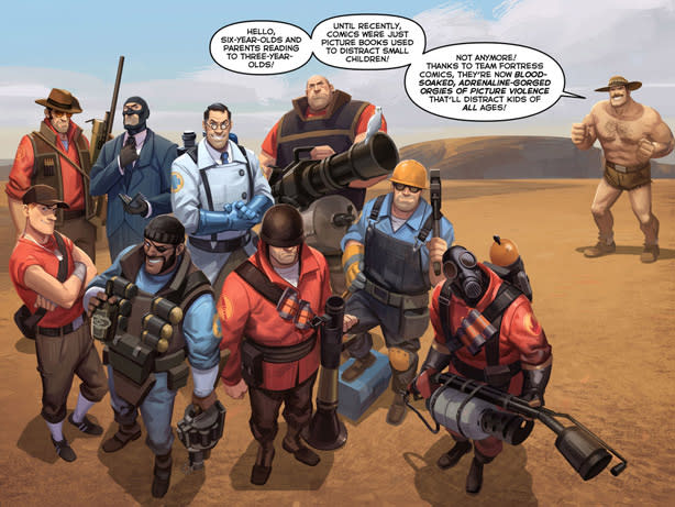 Catch up on Team Fortress 2 storyline with new comic