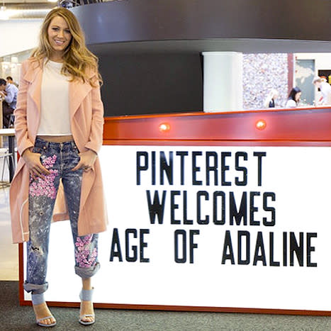 “Benefits of boyfriend jeans #72: They fit even after having a baby,” Lively shared on Instagram alongside this photo of her taken at Pinterest headquarters. She added: “That’s the selfish reason I had these made for @preserve_us Shh don’t tell!” You can have them too! They’re on her site for sale for a cool $495.