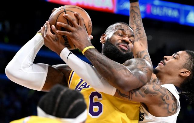 LeBron James and Lakers eliminate Grizzlies in Game 6 rout - Los Angeles  Times