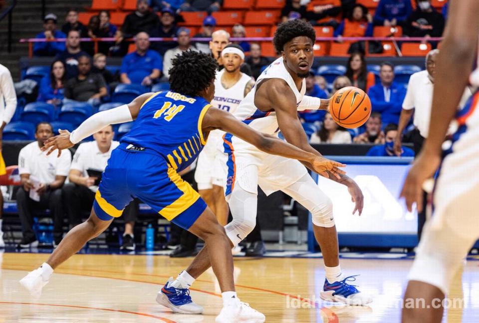 Senior guard Devonaire Doutrive is no longer a member of the Boise State men’s basketball team.