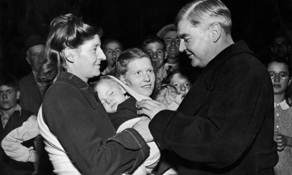 Aneurin Bevan, right, was born in Tredegar in 1897.