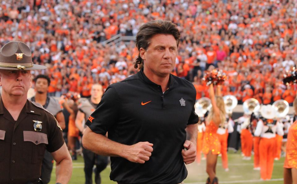 Did Mike Gundy really think this was going to work out? (AP Photo)