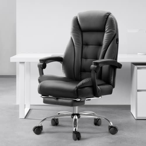 9) Ergonomic Executive PU Leather Swivel Desk Chair