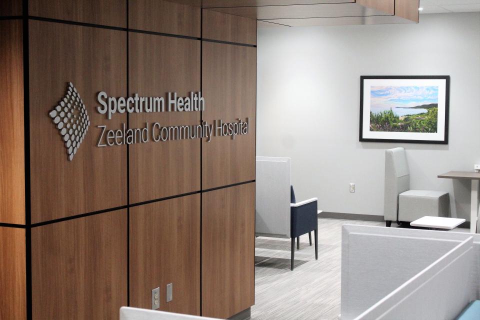 Visitor restrictions are being relaxed at Spectrum Health West Michigan hospitals, including Zeeland Community Hospital