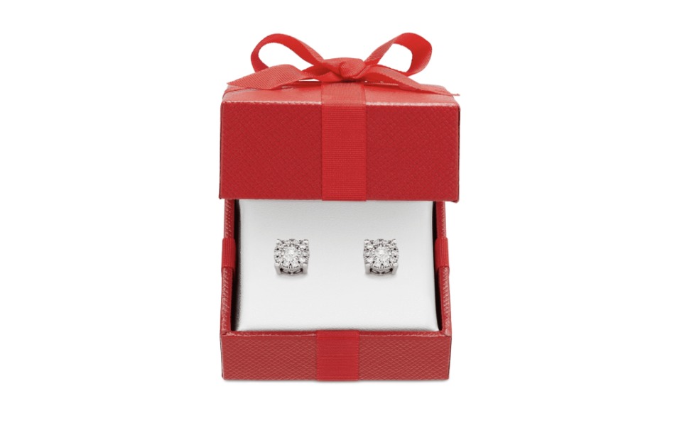 Macy's diamond stud earrings