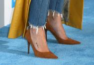 <p>Gomez has one tattoo on her foot which spells out 'sunshine'.</p>