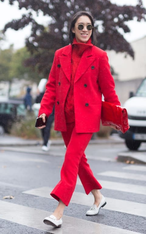 eva chen at paris fashion week - Credit: Getty Images