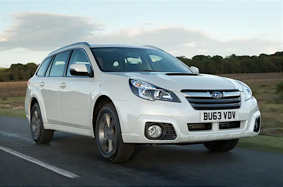 <p>Unlike some other Japanese manufacturers, Subaru has never gone in for really big engines, preferring to rely on turbocharging rather than displacement when high power outputs are required. Its largest engine is a <strong>3.6-litre</strong> flat-six, used from 2010 onwards in the <strong>Legacy</strong> and <strong>Outback</strong> (known in its home market as the <strong>Lancaster</strong>) and the <strong>Tribeca</strong> SUV.</p><p>Subaru also created a <strong>3.5-litre</strong> flat-12, but this was intended for F1 and other motorsports applications, and in any case is not regarded as the brand’s finest work.</p><p><strong>PICTURE</strong>: 2014 Subaru Outback</p>
