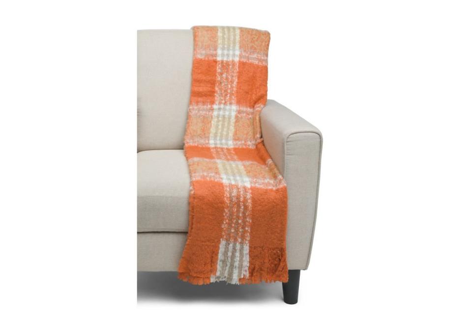 Plaid Throw