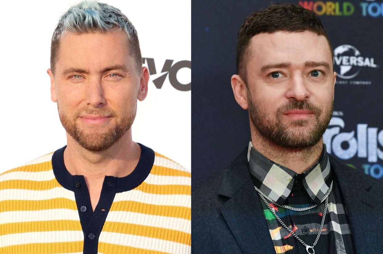 Lance Bass and Justin Timberlake