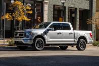 <p>With a wide range of trims and body styles, the 2022 Ford F-150 is a workhorse that can be outfitted to suit any number of tasks. Contractors and fleet managers will appreciate the low-cost and utilitarian nature of the base XL while oil barons and wealthy ranch owners will feel right at home in the King Ranch or Limited versions. A host of powertrains are offered too, including a <a href="https://www.caranddriver.com/reviews/a34716469/2021-ford-f-150-hybrid-by-the-numbers/" rel="nofollow noopener" target="_blank" data-ylk="slk:hybrid;elm:context_link;itc:0;sec:content-canvas" class="link ">hybrid</a> and a diesel, and an <a href="https://www.caranddriver.com/reviews/a37984068/2021-ford-f-150-tremor-drive/" rel="nofollow noopener" target="_blank" data-ylk="slk:off-road ready Tremor model;elm:context_link;itc:0;sec:content-canvas" class="link ">off-road ready Tremor model</a> promises to take you nearly anywhere you need to go. The F-150 has the grit to get the job done. It's not quite as nice to live with on a daily basis as its chief rival, the <a href="http://www.caranddriver.com/ram/1500" rel="nofollow noopener" target="_blank" data-ylk="slk:Ram 1500;elm:context_link;itc:0;sec:content-canvas" class="link ">Ram 1500</a>, but huge numbers of buyers have historically been swayed by the <a href="https://www.caranddriver.com/ford" rel="nofollow noopener" target="_blank" data-ylk="slk:Ford's;elm:context_link;itc:0;sec:content-canvas" class="link ">Ford's</a> reputation and wider range of available features. We’re sure very few of them have regretted their purchase, so we're happy to put the F-150 on our <a href="https://www.caranddriver.com/features/a38873223/2022-editors-choice/" rel="nofollow noopener" target="_blank" data-ylk="slk:Editors' Choice list;elm:context_link;itc:0;sec:content-canvas" class="link ">Editors' Choice list</a>.</p><p><a class="link " href="https://www.caranddriver.com/ford/f-150" rel="nofollow noopener" target="_blank" data-ylk="slk:Review, Pricing, and Specs;elm:context_link;itc:0;sec:content-canvas">Review, Pricing, and Specs</a></p>