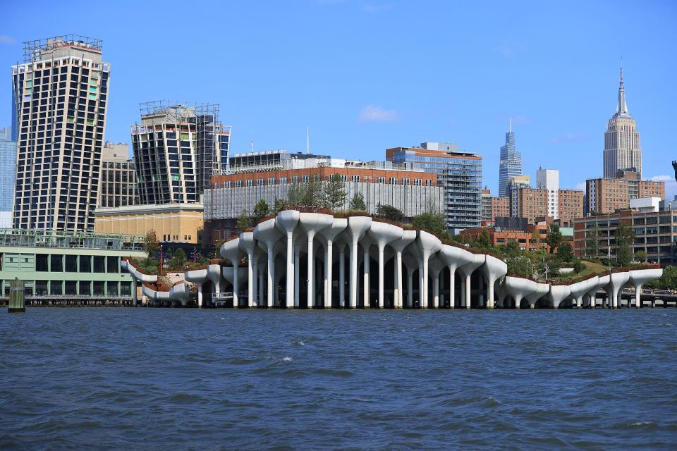 Little Island is a park-within-a-park in New York's Hudson River Park.