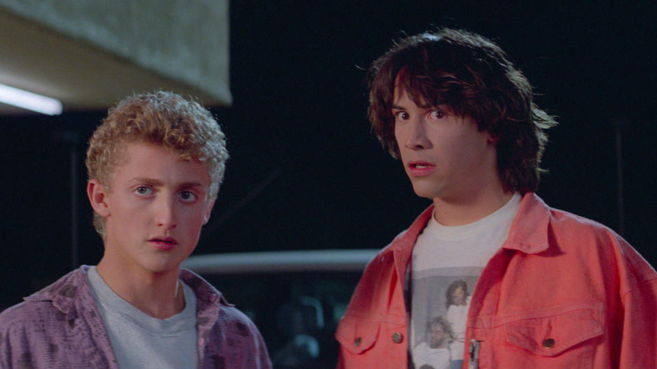 'Bill & Ted's Excellent Adventure'. (Credit: Studiocanal)