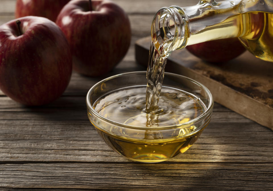 There are many gut health benefits of drinking apple cider vinegar. (Getty Images)