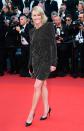 <p>Robin wore a glitzy long-sleeved dress by Saint Laurent.<br><i>[Photo: Saint Laurent]</i> </p>