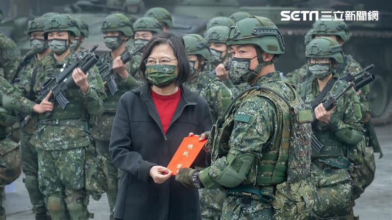 台灣在「國家軍力強度指數列表」排名第13，贏過以色列。（圖／總統府提供）