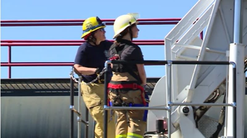 TVFR, working with PFR, hosted the Metro Fire Camp aimed at recruiting women firefighters, June 22, 2024 (KOIN)