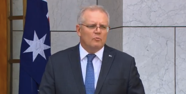 Scott Morrison says Australia will be open by Christmas. Source: ABC