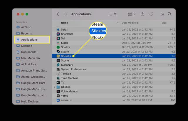 How to Add Sticky Notes - New Stickies on Mac 