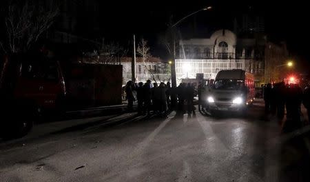 A view of Saudi Arabia's embassy after a demonstration at in Tehran January 3, 2016. REUTERS/TIMA/Raheb Homavandi/Files