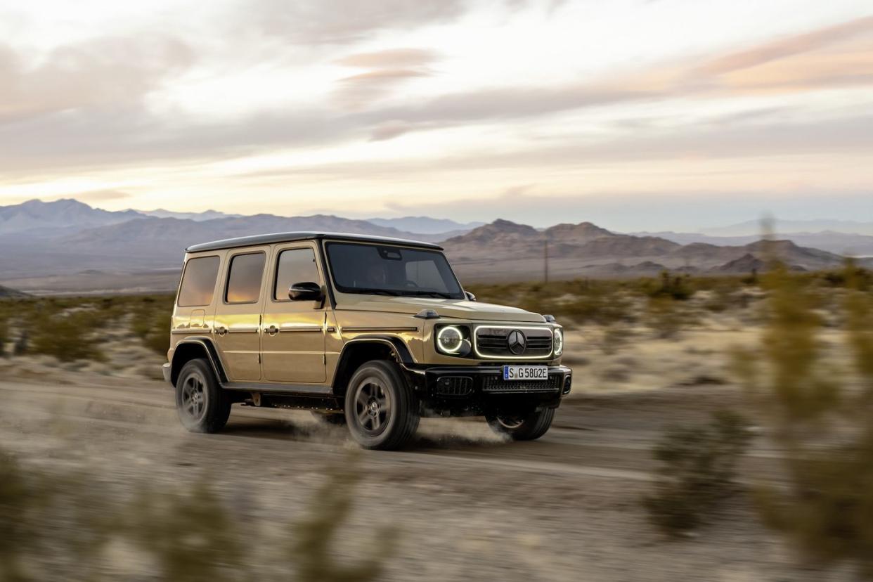 mercedes benz g 580 with eq technology press images