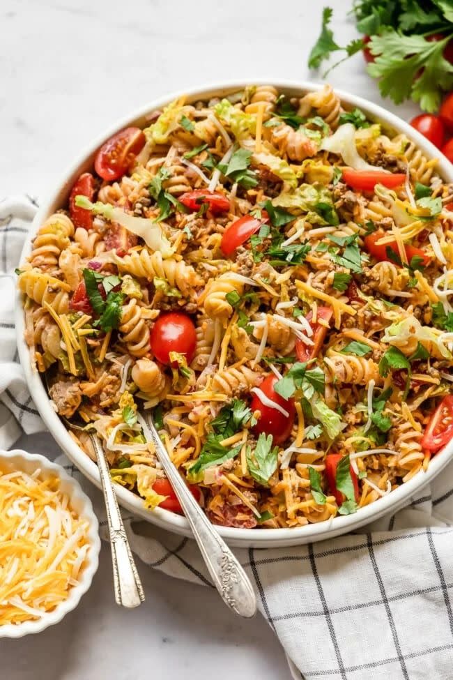 pasta salad recipes taco pasta salad